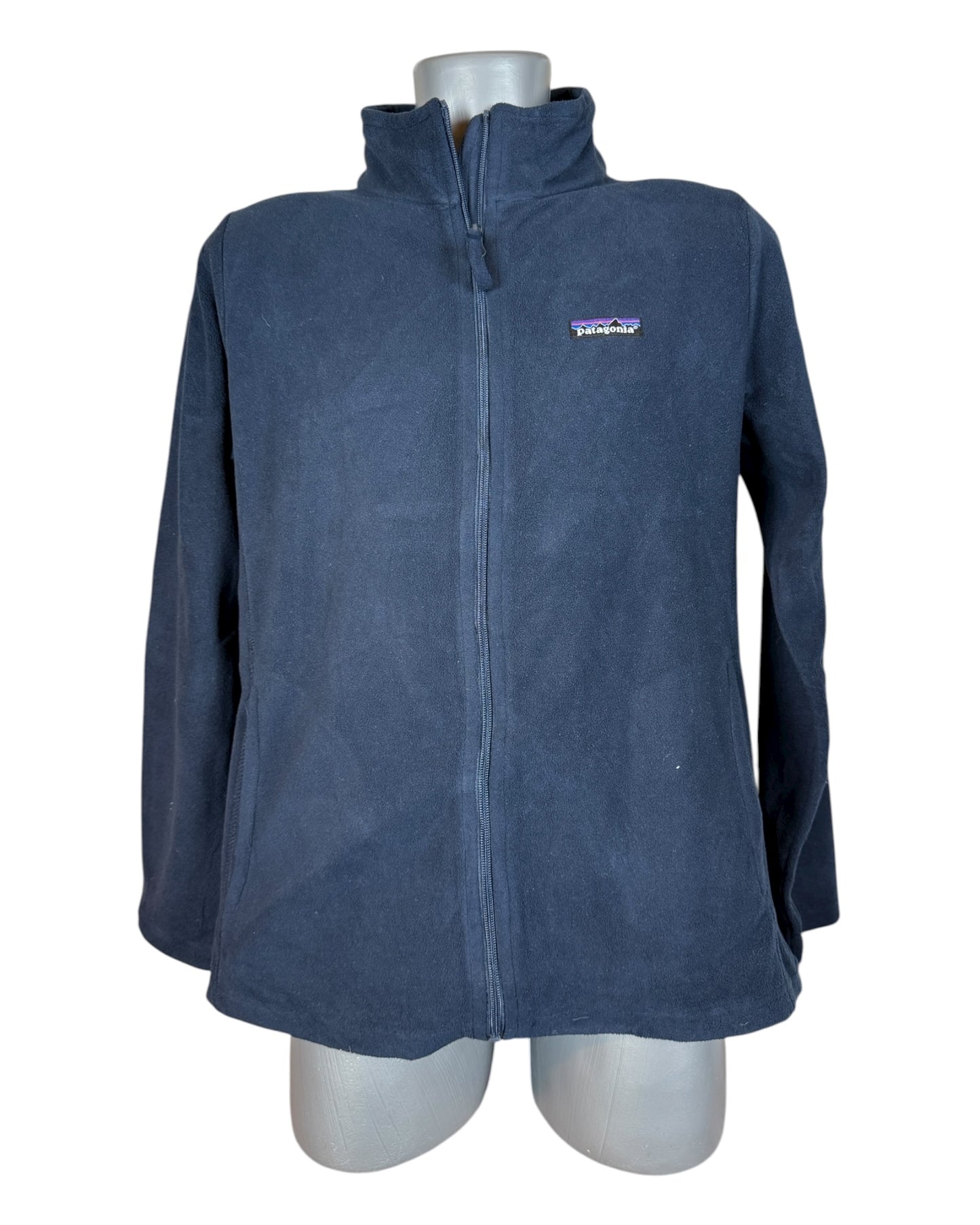 Patagonia Fleece Jacke marineblau Größe L