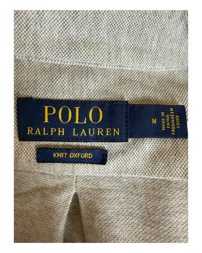 Polo Ralph Lauren Knit Oxfordhemd grau Größe M