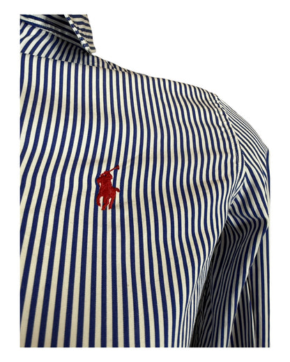 Polo Ralph Lauren Bluse blau weiß gestreift Größe S