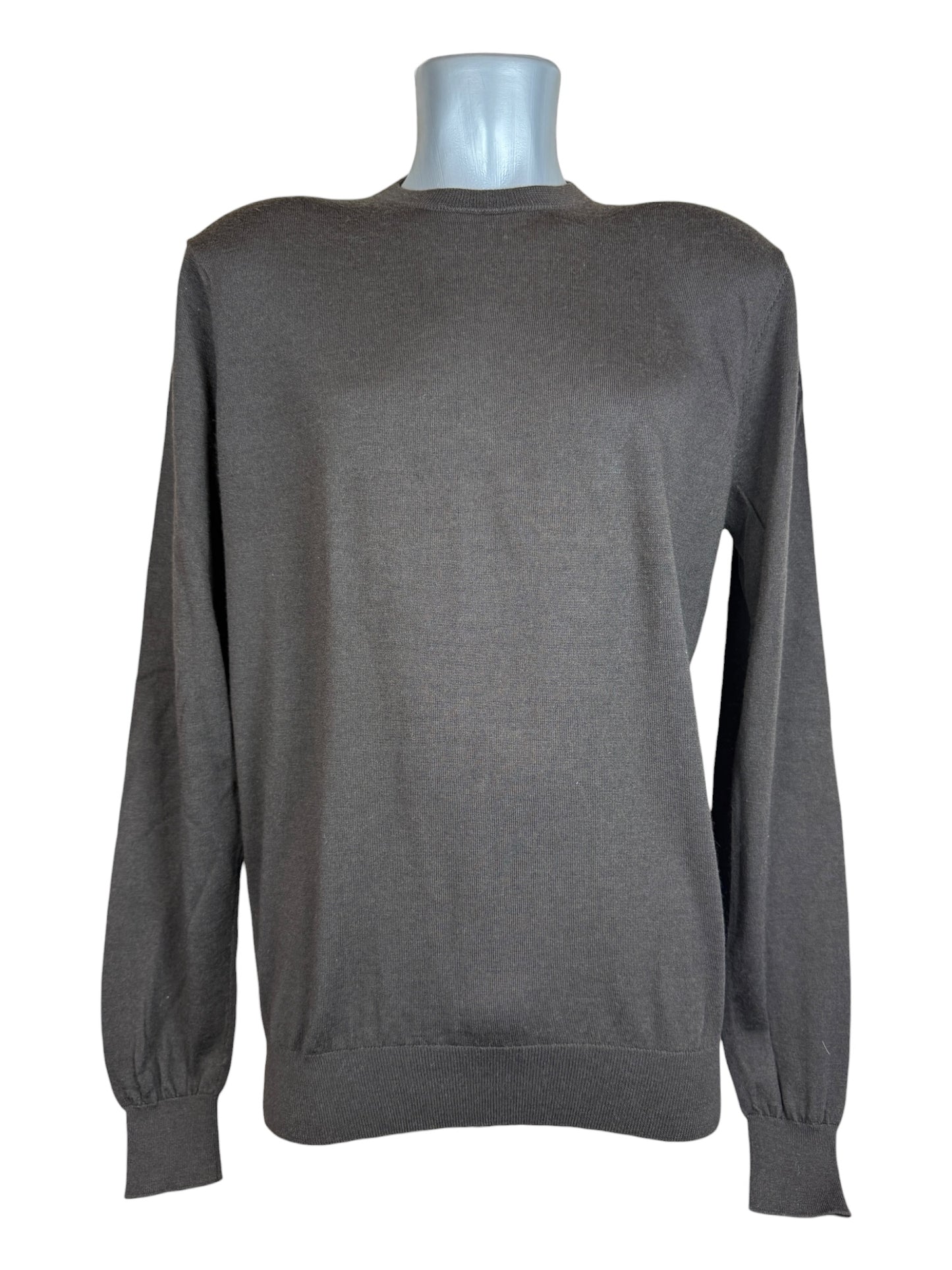 Suit Supply Pullover Merinowolle braun Größe L