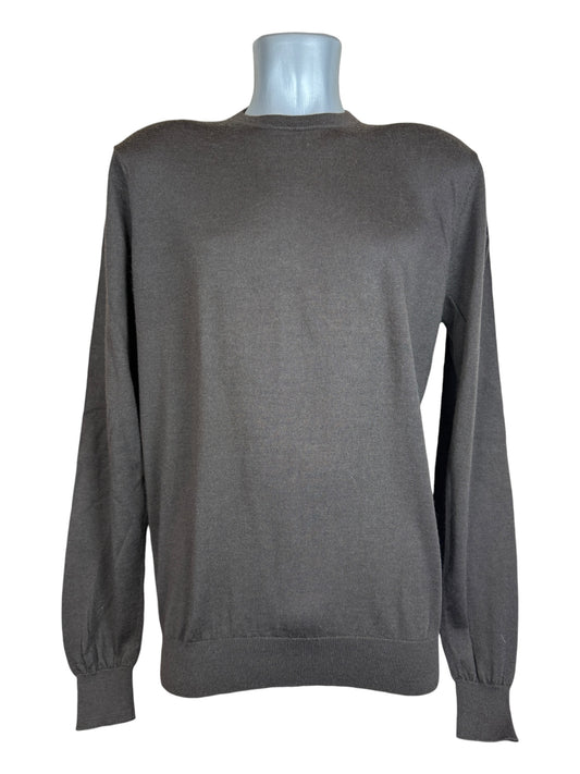 Suit Supply Pullover Merinowolle braun Größe L