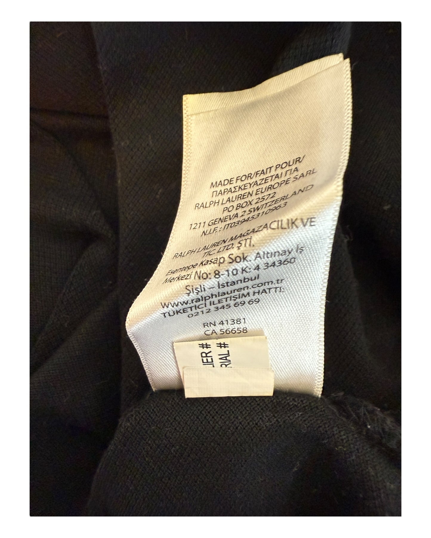 Polo Ralph Lauren Poloshirt schwarz Größe L