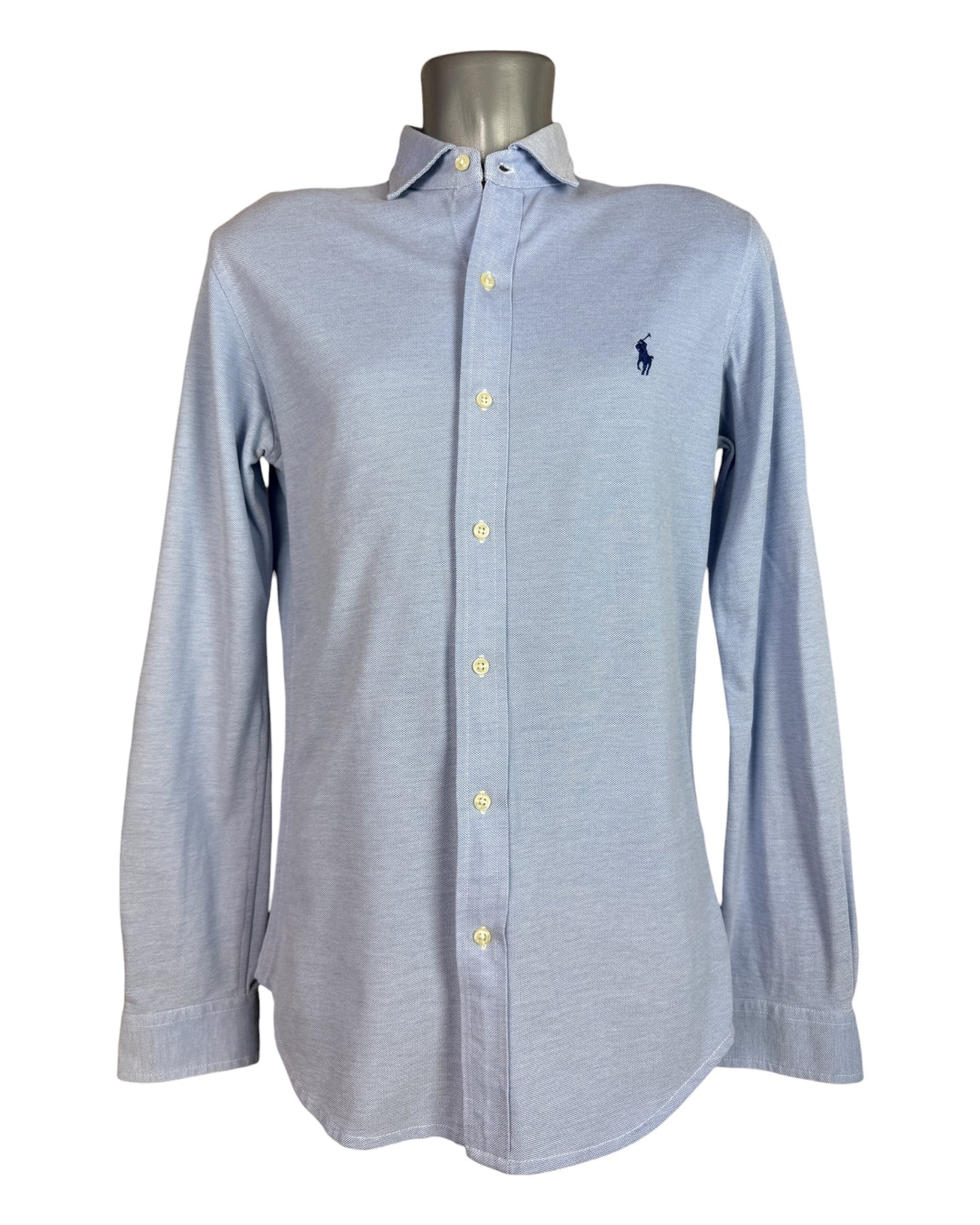 Polo Ralph Lauren Knit Oxfordhemd hellblau Größe M