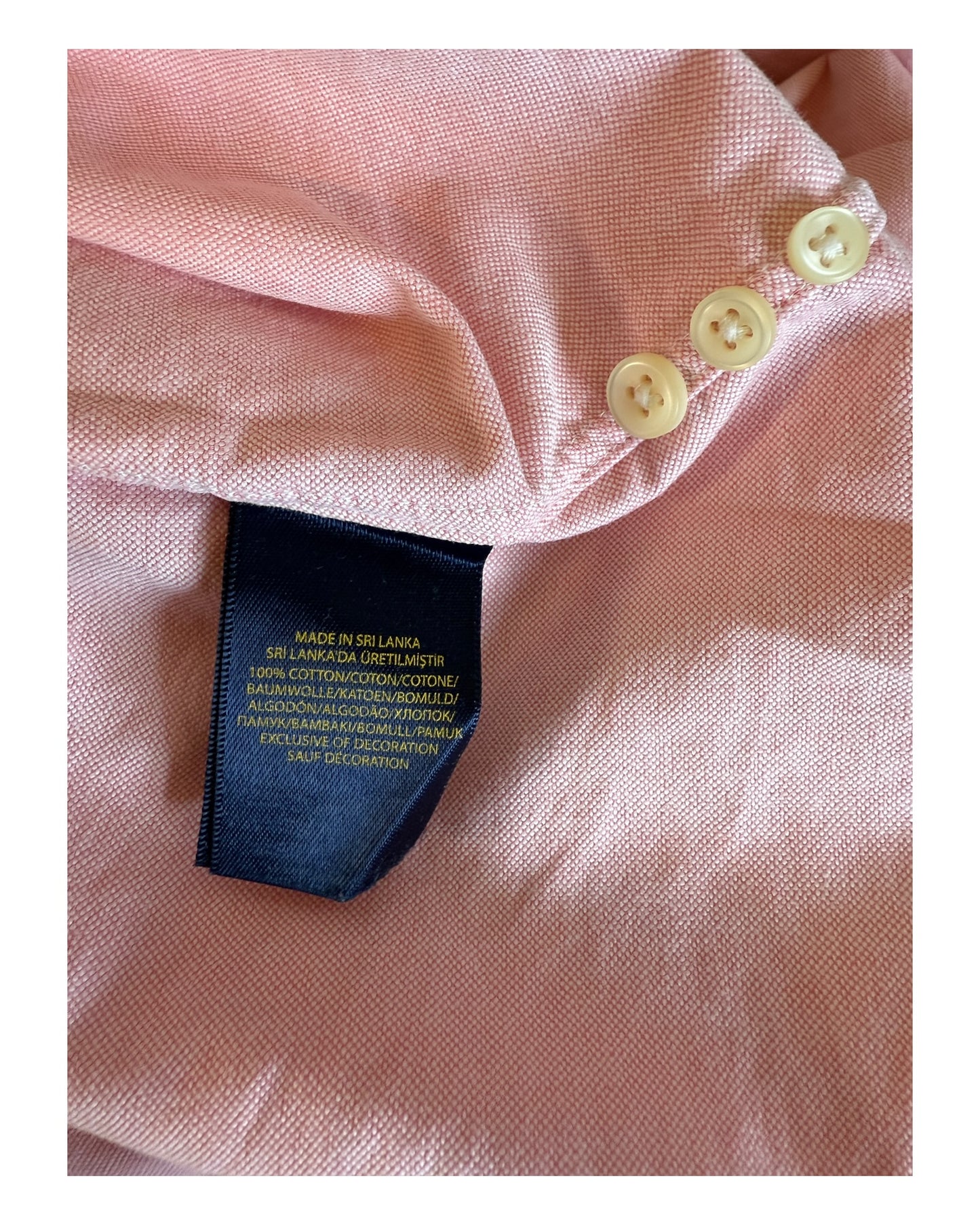 Polo Ralph Lauren Oxfordhemd Bluse rosa Größe S