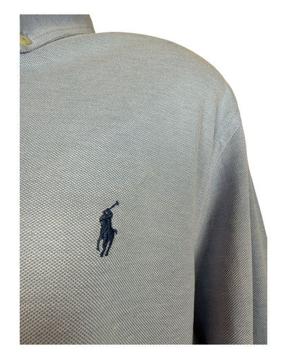 Polo Ralph Lauren Knit Oxfordhemd hellblau Größe L