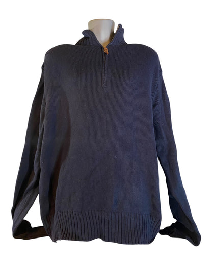 Polo Ralph Lauren Half Zip Pullover marineblau Größe 2XL