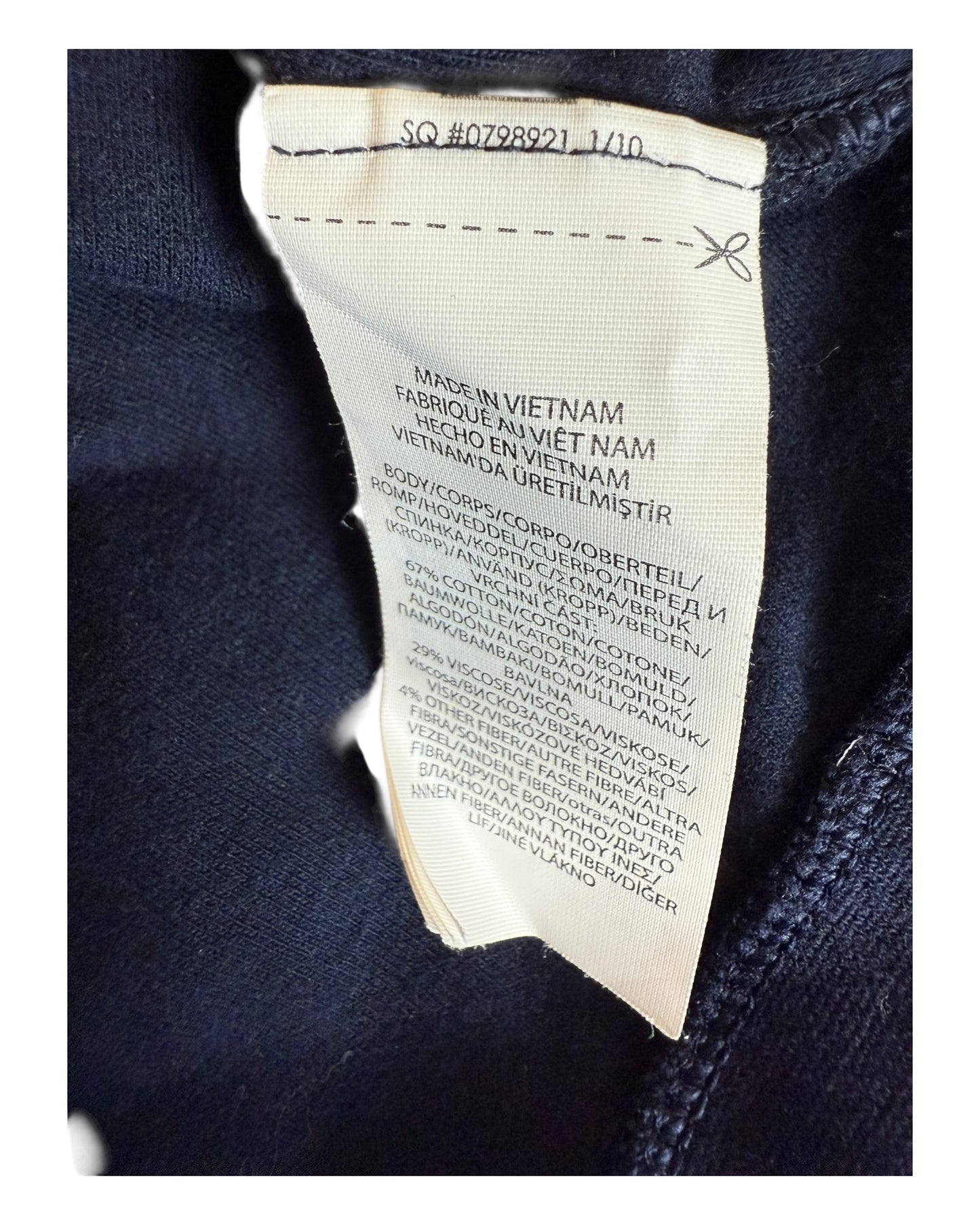 Polo Ralph Lauren Half Zip Pullover marineblau Größe M