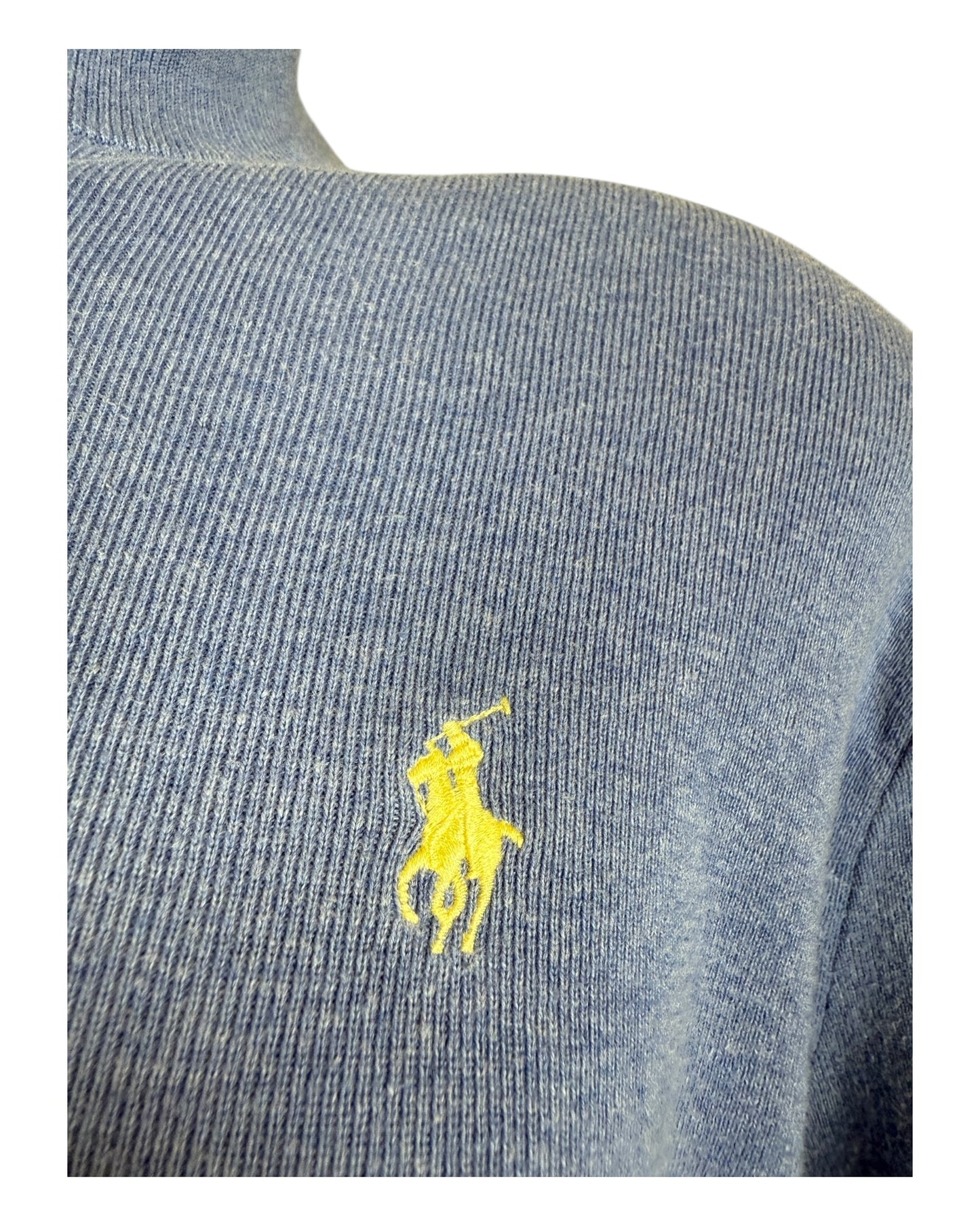 Polo Ralph Lauren Half Zip Pullover hellblau Größe M
