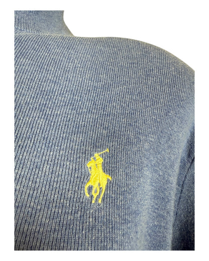 Polo Ralph Lauren Half Zip Pullover hellblau Größe M