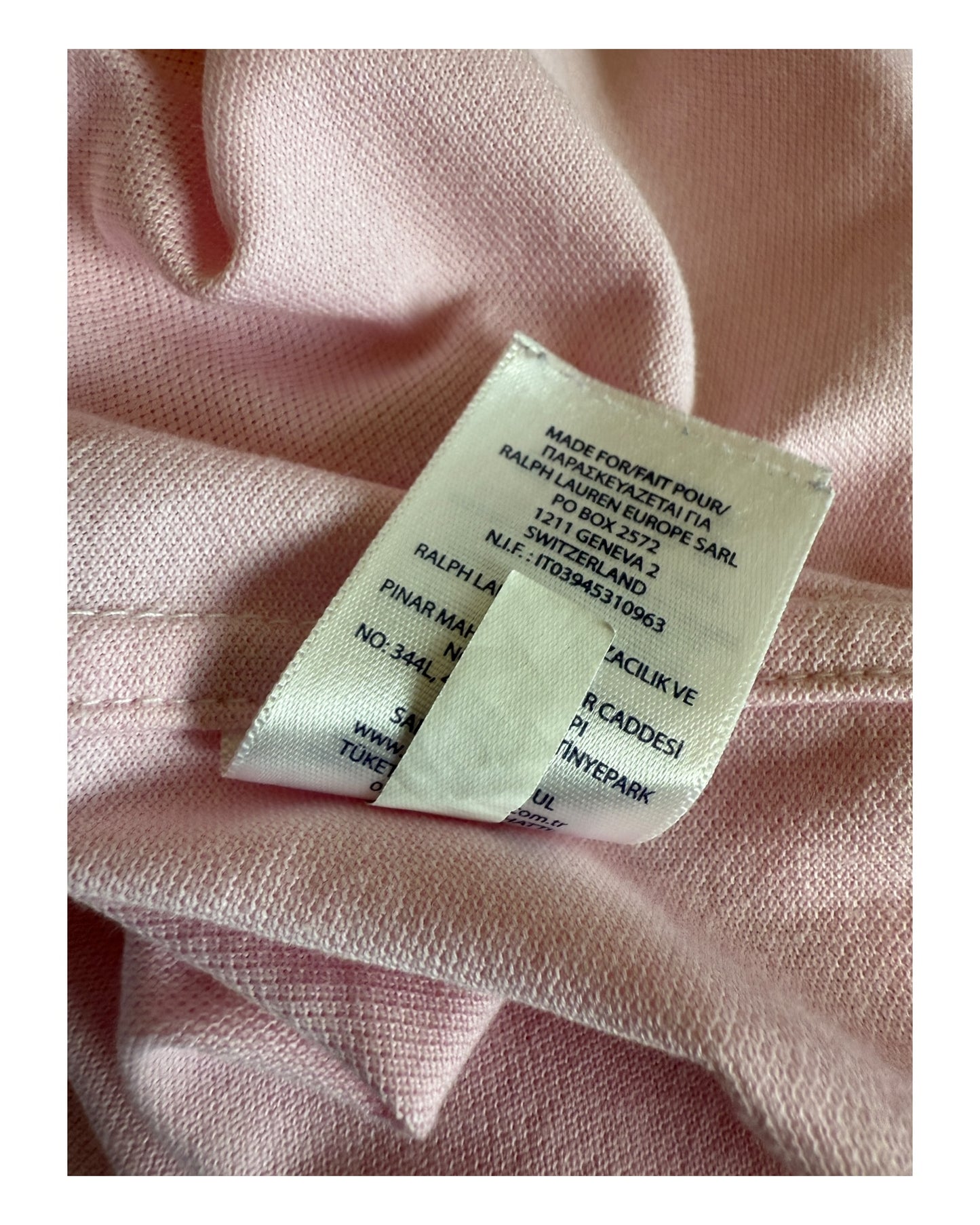 Polo Ralph Lauren Knit Oxfordhemd rosa Größe L