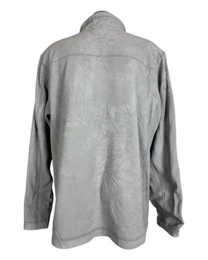 Patagonia Fleece Half Zip Pullover grau Größe L
