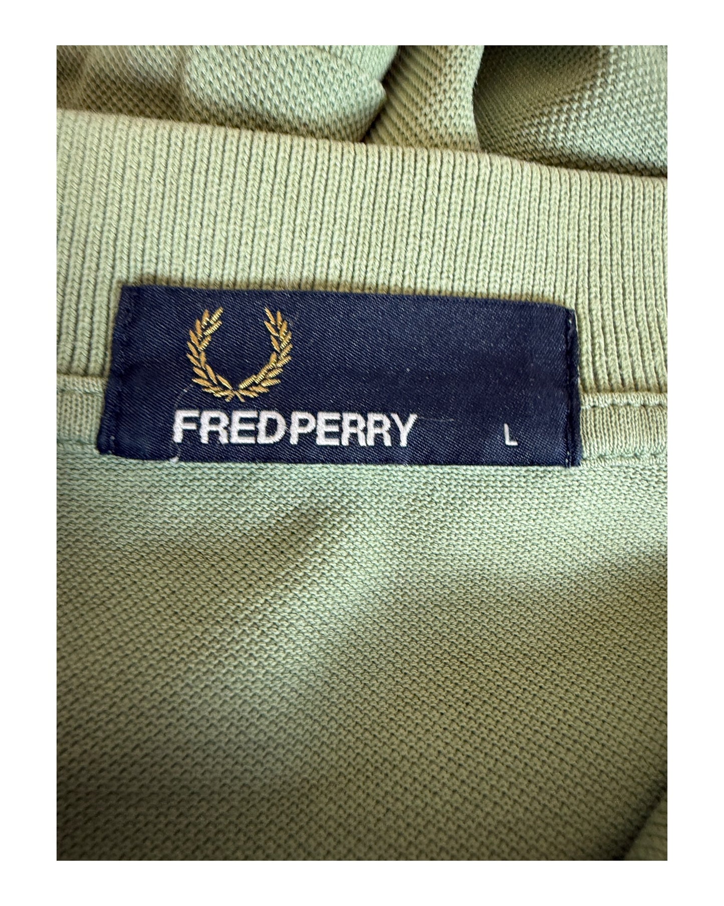 Fred Perry Poloshirt grün Größe L