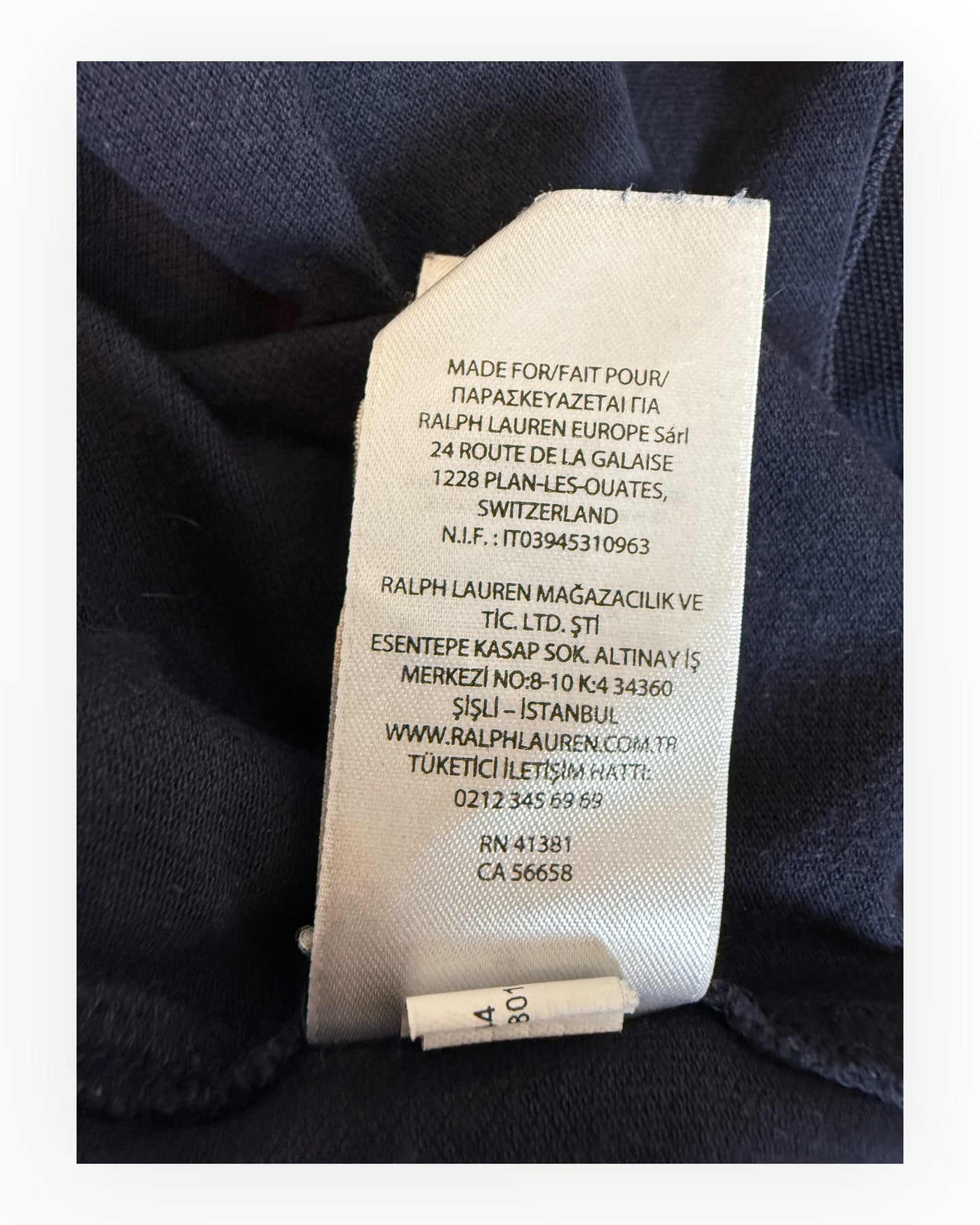 Polo Ralph Lauren Hemd marineblau Größe M