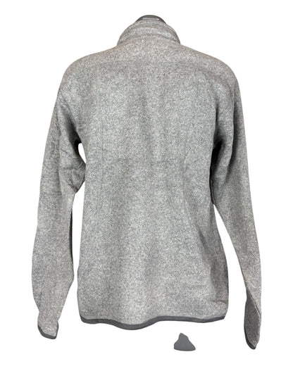 Patagonia Fleece Half Zip Pullover grau Größe M
