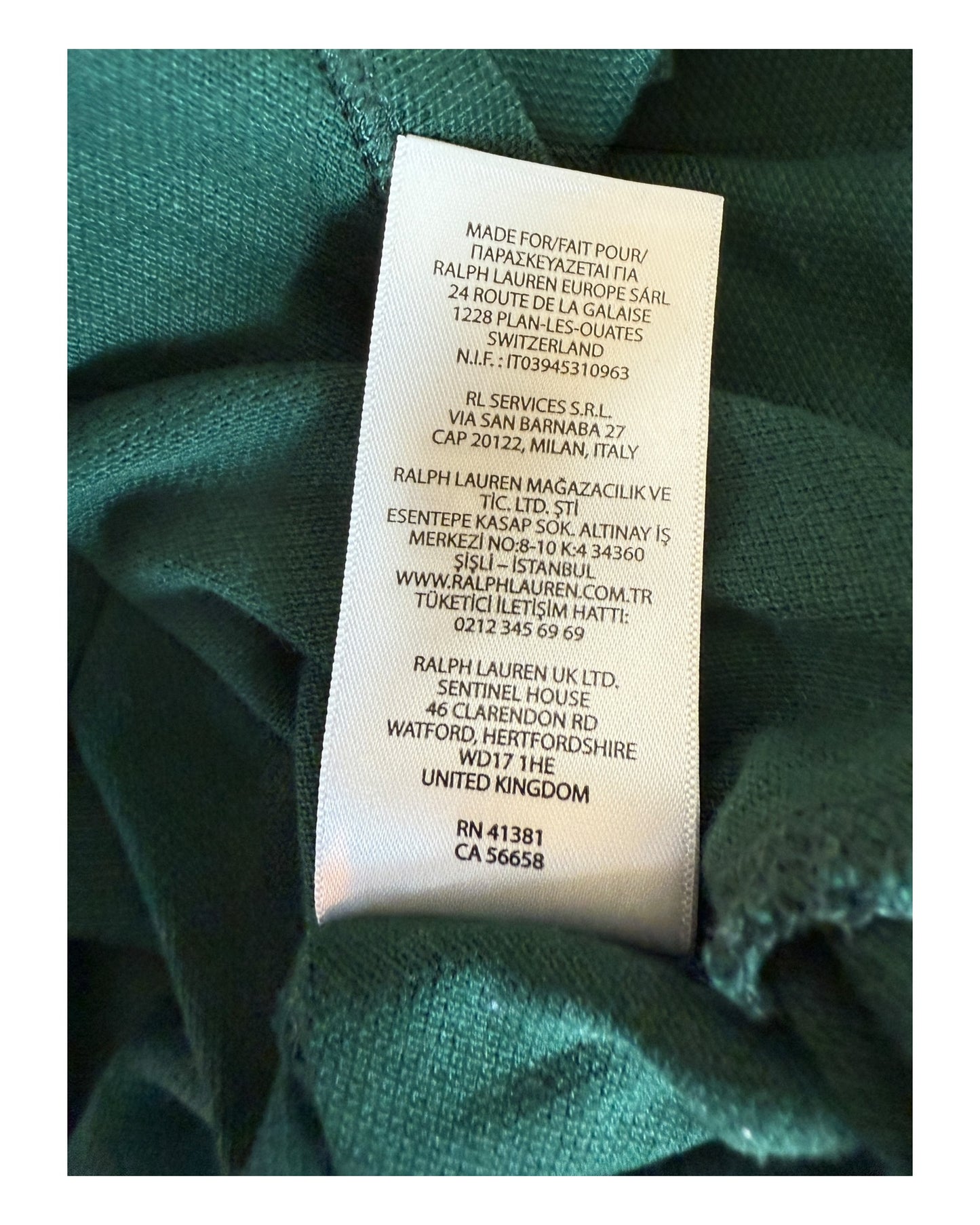 Polo Ralph Lauren Poloshirt dunkelgrün Größe L