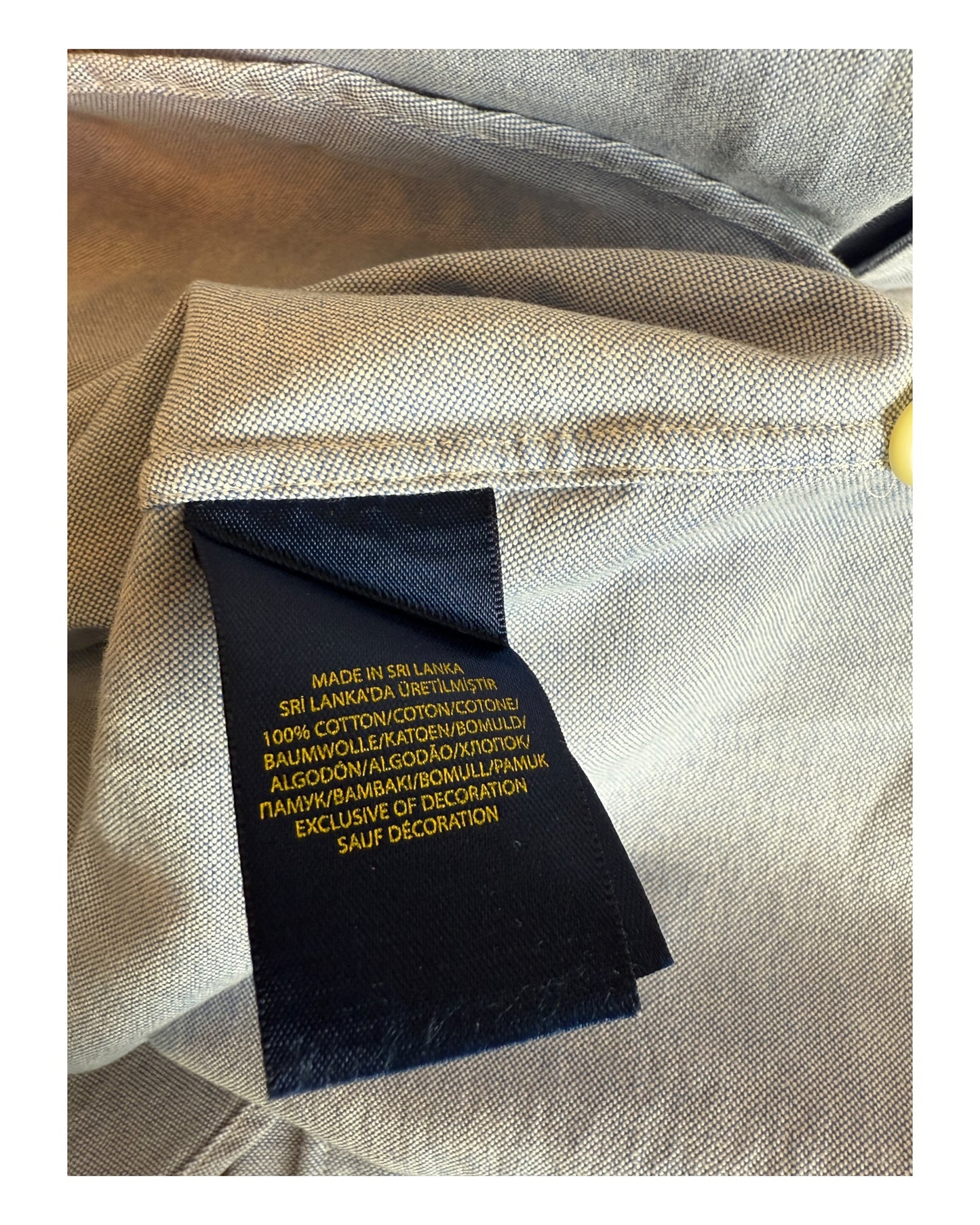 Polo Ralph Lauren Oxfordhemd Bluse hellblau Größe S