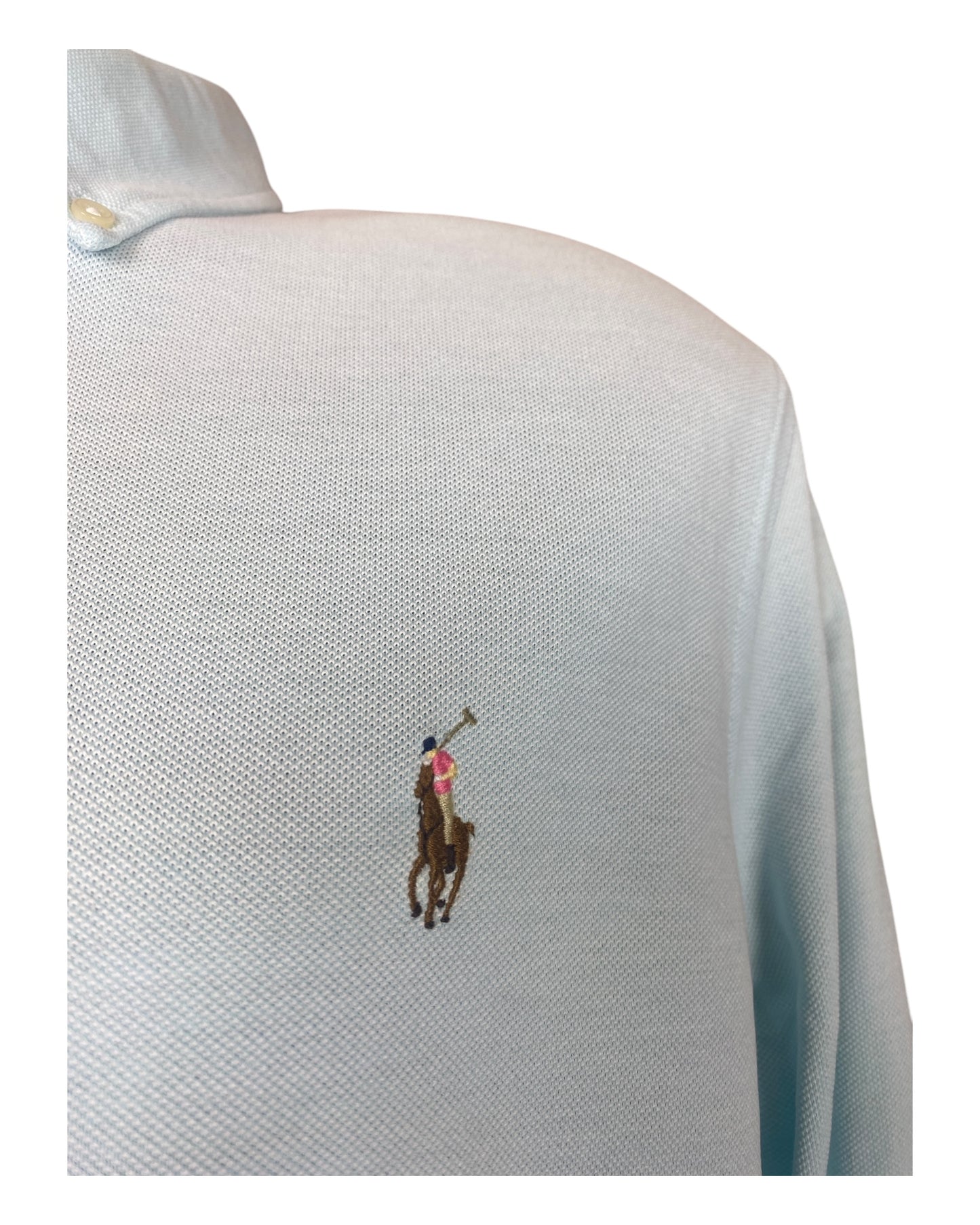 Polo Ralph Lauren Knit Oxfordhemd türkis Größe L
