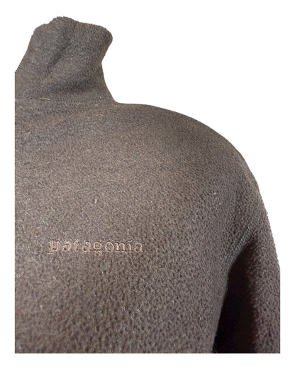 Patagonia Fleece Jacke braun Größe S