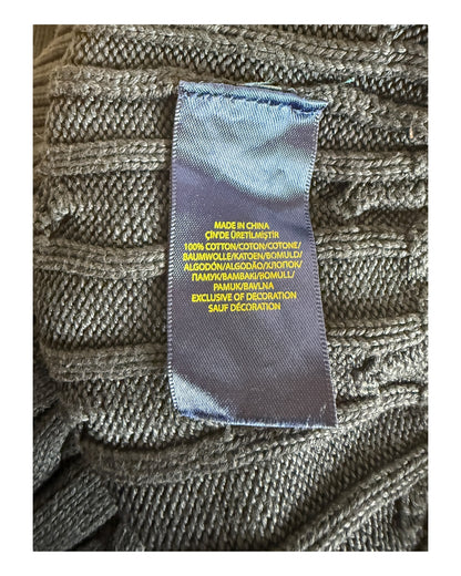 Polo Ralph Lauren Zopfmuster Pullover schwarz Größe S