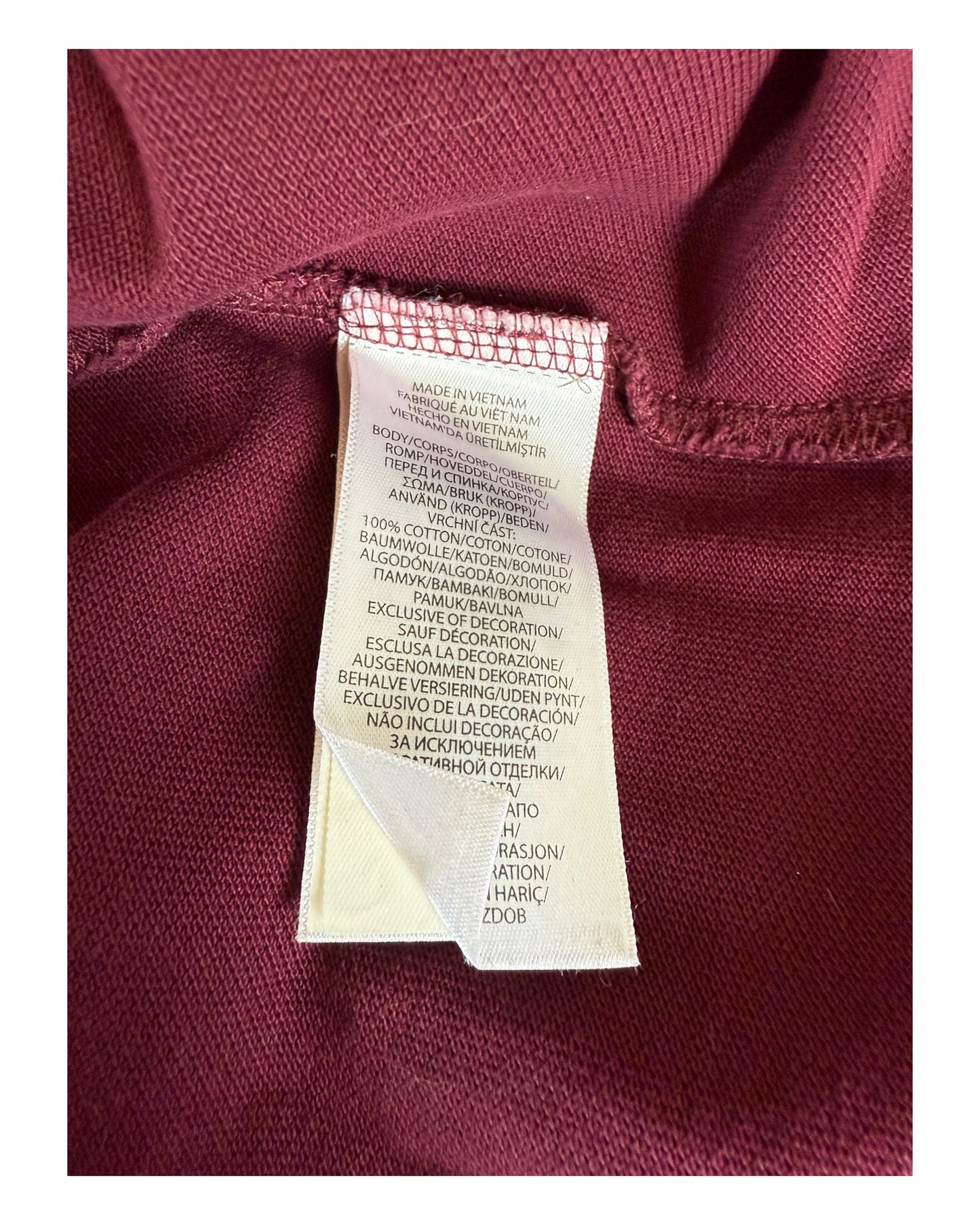 Polo Ralph Lauren Poloshirt bordeauxrot Größe L