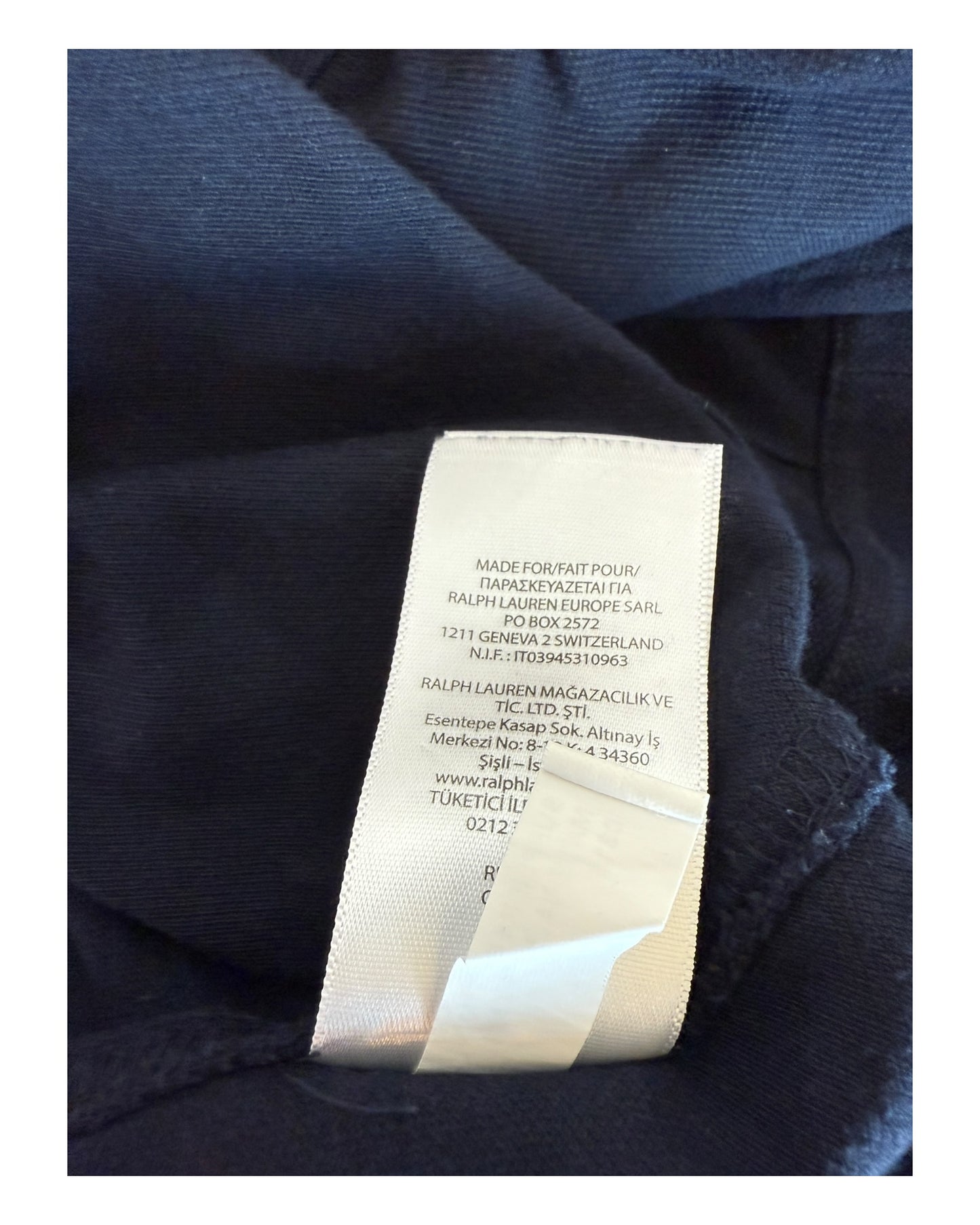 Polo Ralph Lauren Hemd marineblau Größe M