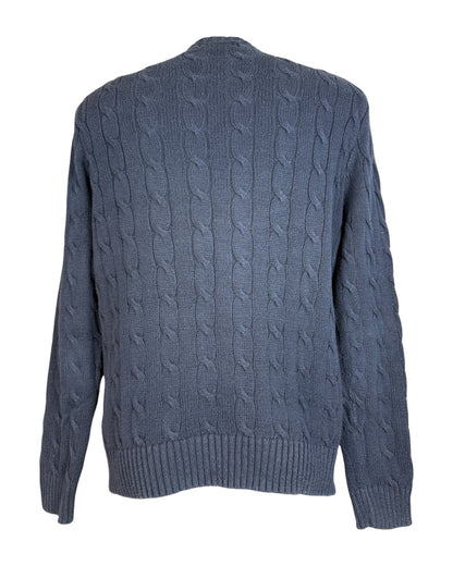 Polo Ralph Lauren Zopfmuster Pullover marineblau Größe S