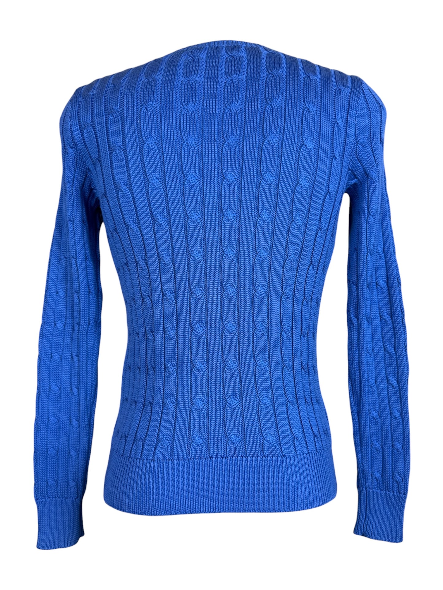Polo Ralph Lauren Zopfmuster Pullover blau Größe M