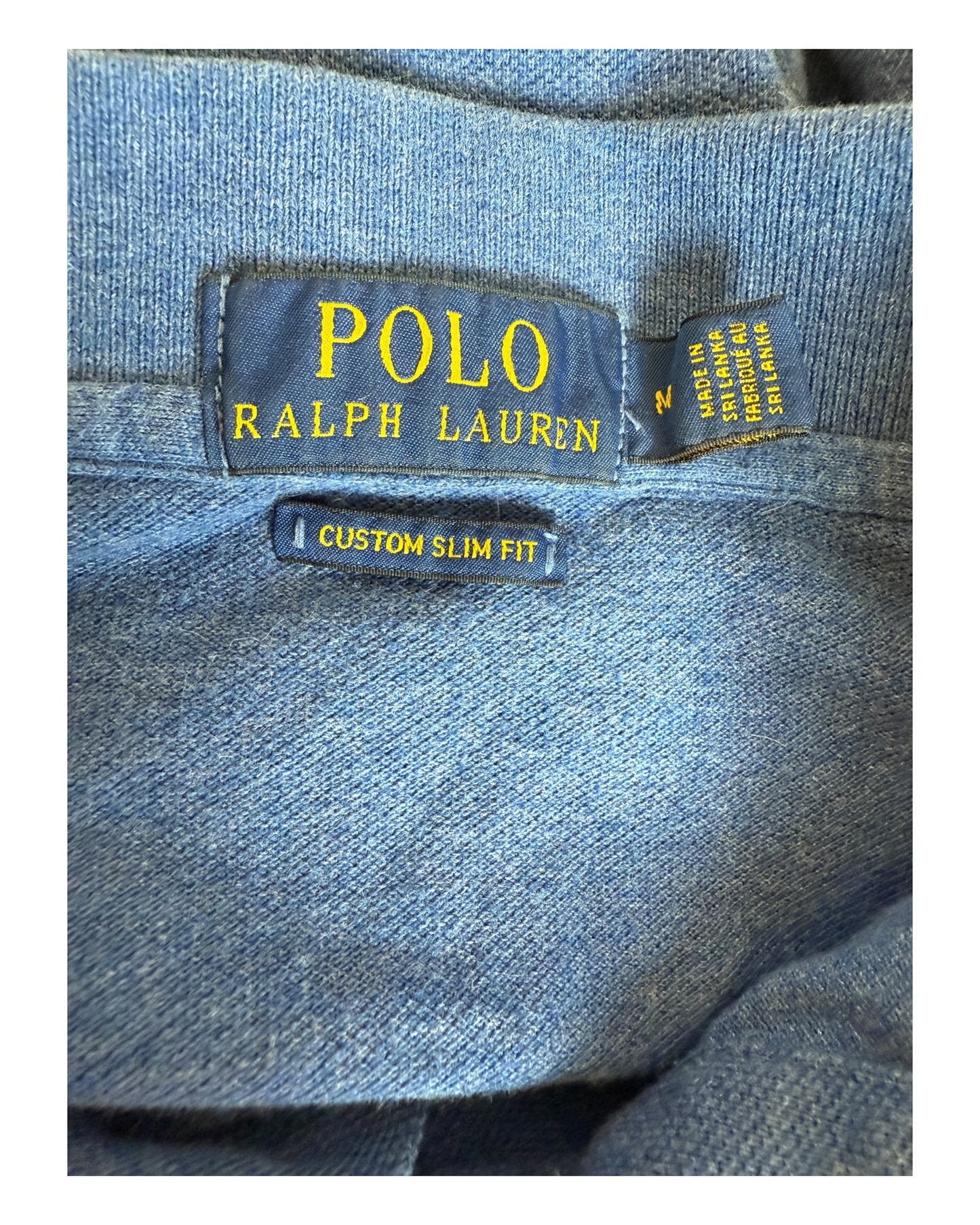 Polo Ralph Lauren Poloshirt blau Größe M