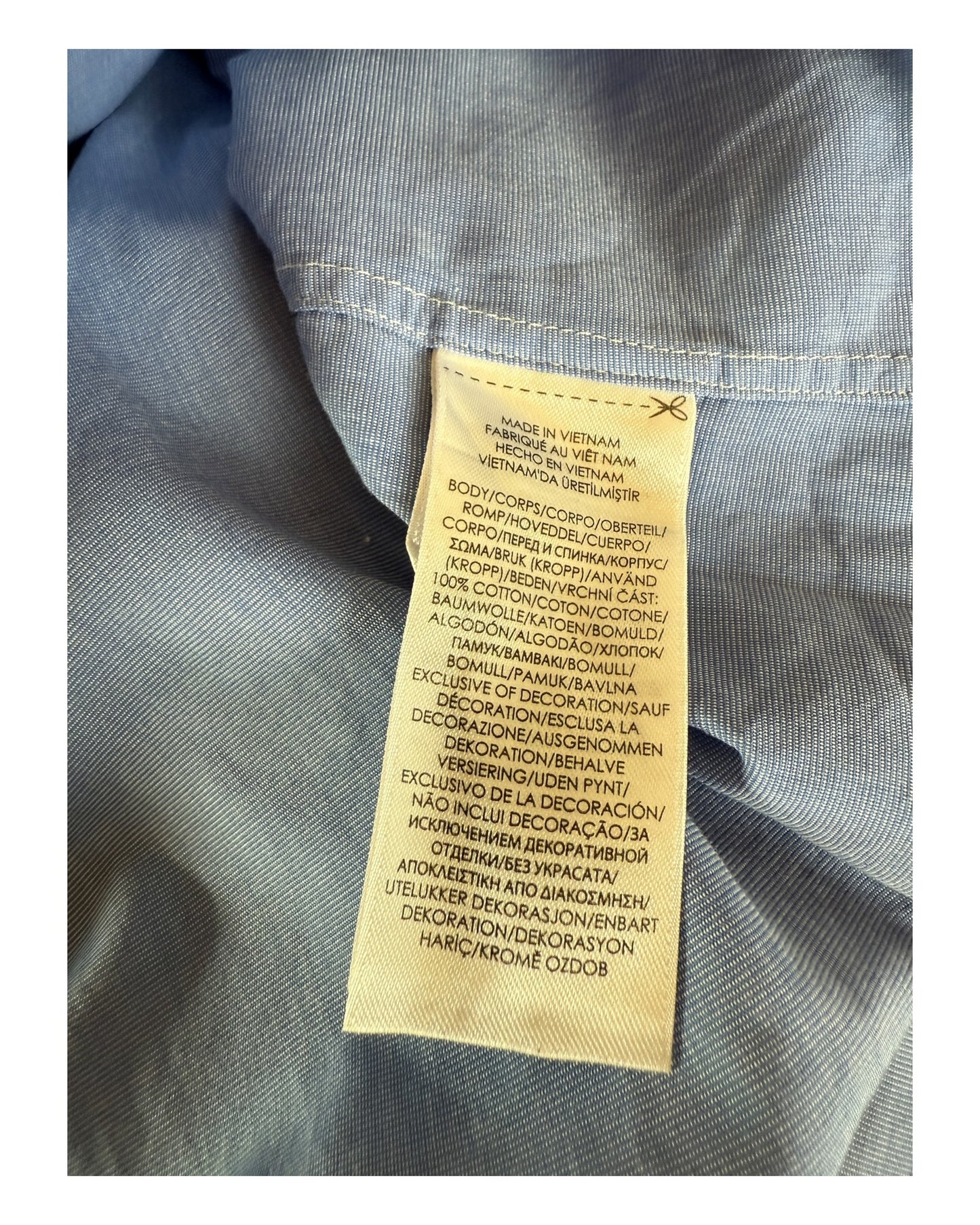 Polo Ralph Lauren Hemd hellblau Größe L