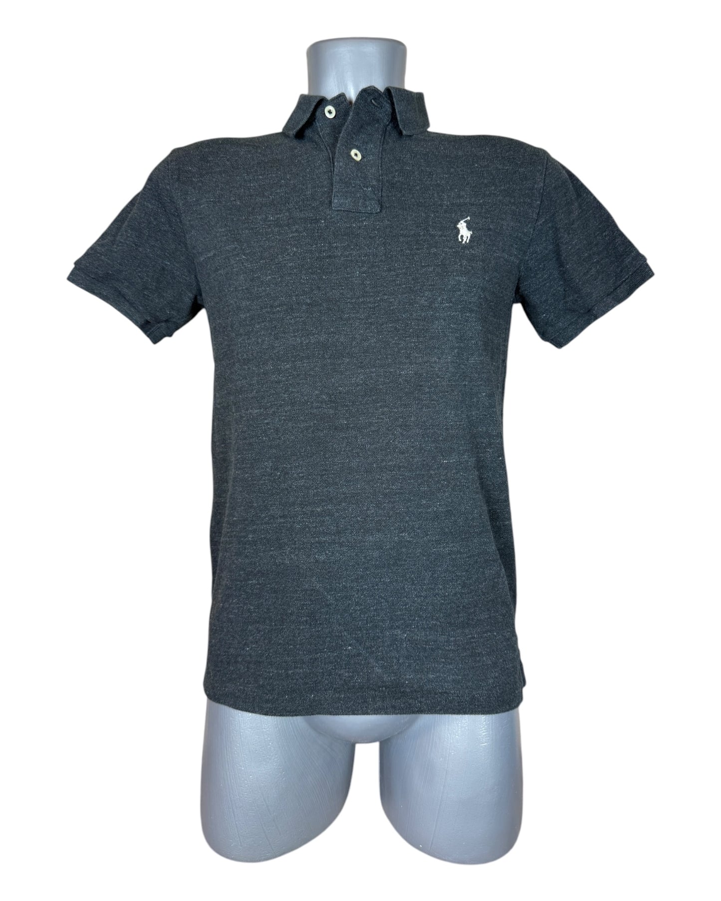 Polo Ralph Lauren Poloshirt schwarz meliert Größe M