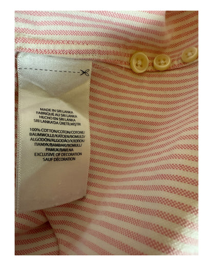 Polo Ralph Lauren Oxford Bluse rosa weiß gestreift Größe S