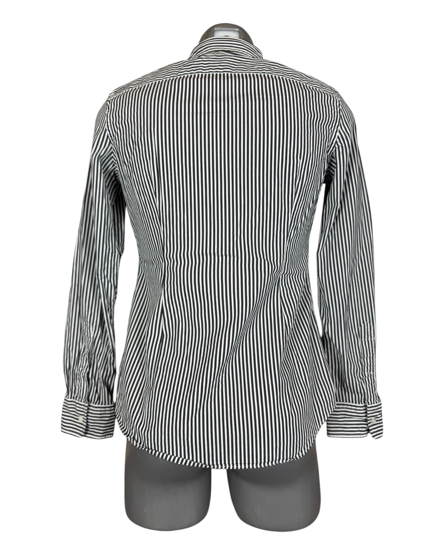 Polo Ralph Lauren Bluse schwarz weiß gestreift Größe M