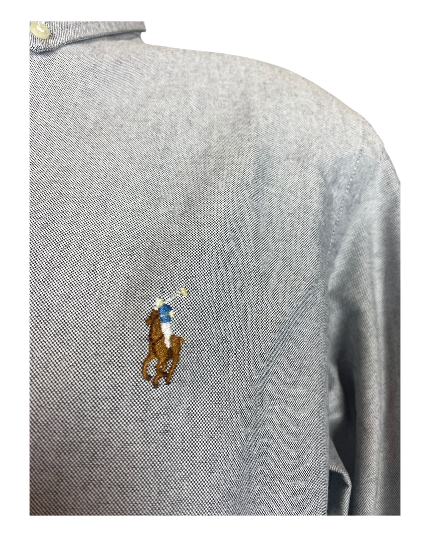 Polo Ralph Lauren Oxfordhemd grau Größe M