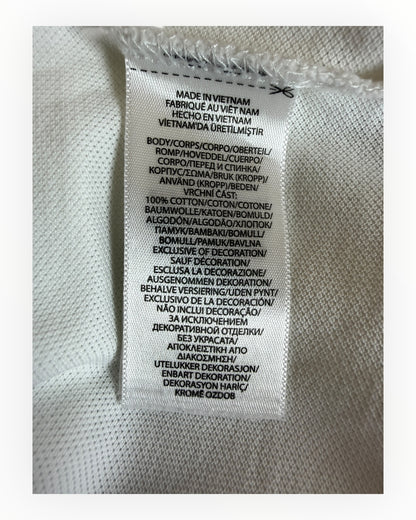 Polo Ralph Lauren langärmliges Poloshirt weiß Größe M