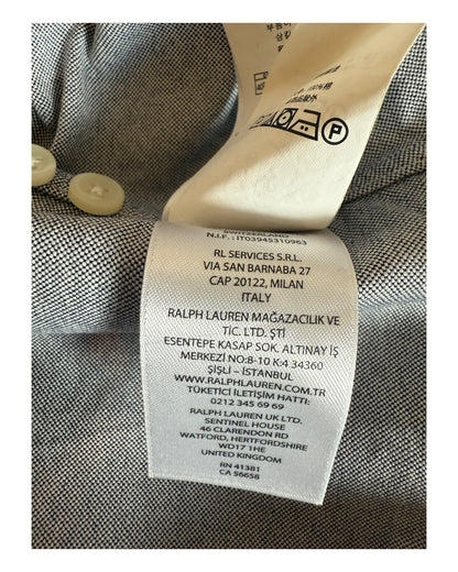 Polo Ralph Lauren Oxfordhemd grau Größe L