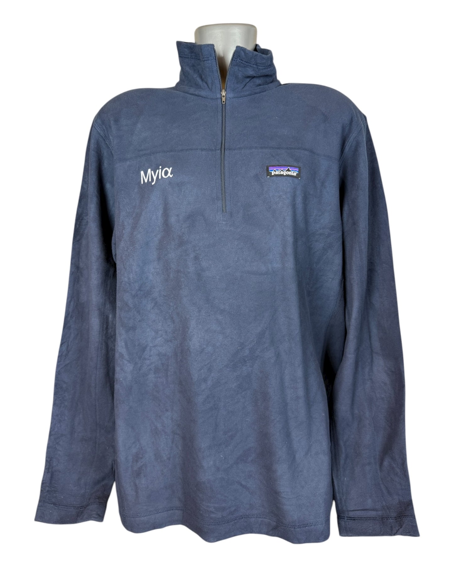 Patagonia Fleece Half Zip Pullover marineblau Größe L