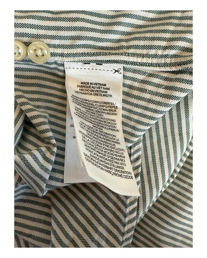 Polo Ralph Lauren Oxfordhemd grün weiß gestreift Größe L