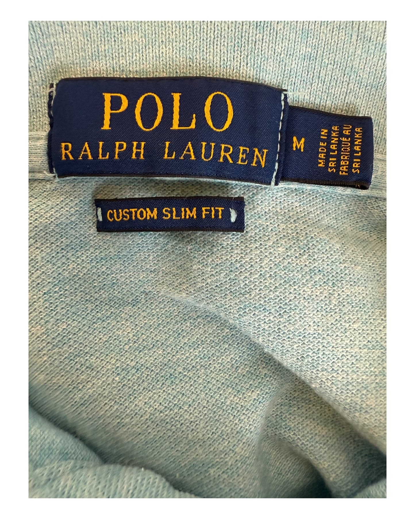 Polo Ralph Laureb Poloshirt türkis Größe M