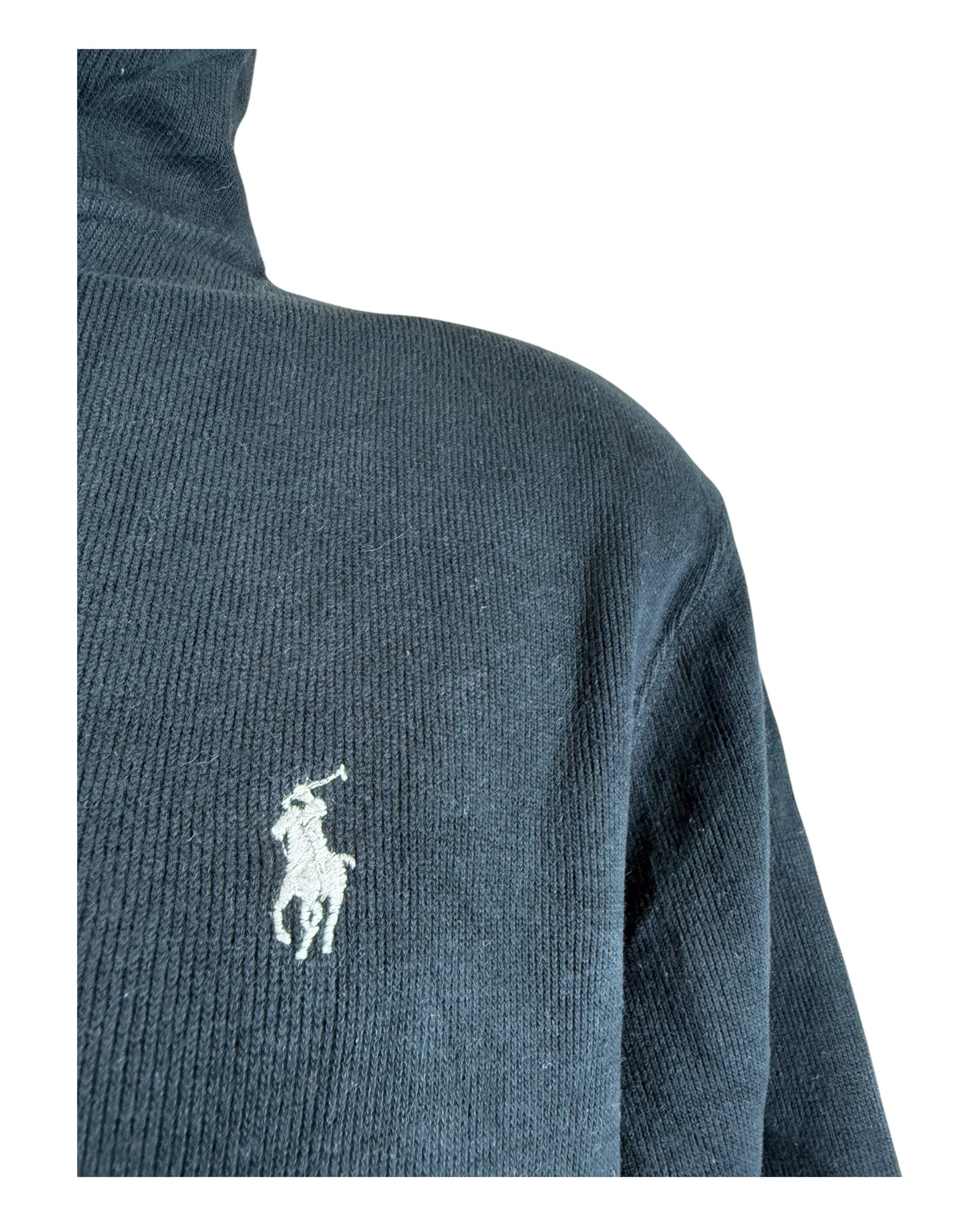 Polo Ralph Lauren Half Zip Pullover schwarz Größe M