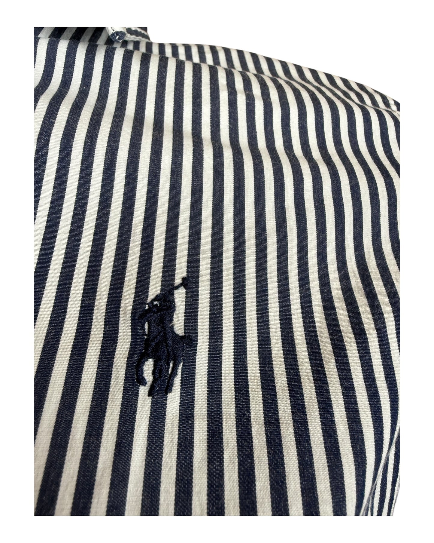 Polo Ralph Lauren Bluse schwarz weiß gestreift Größe S