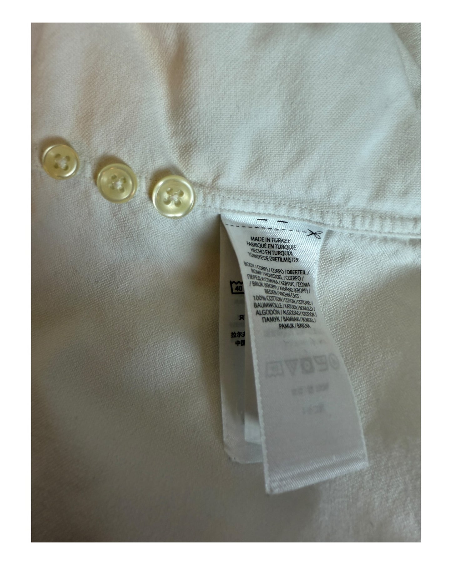 Polo Ralph Lauren Oxfordhemd weiß Größe L