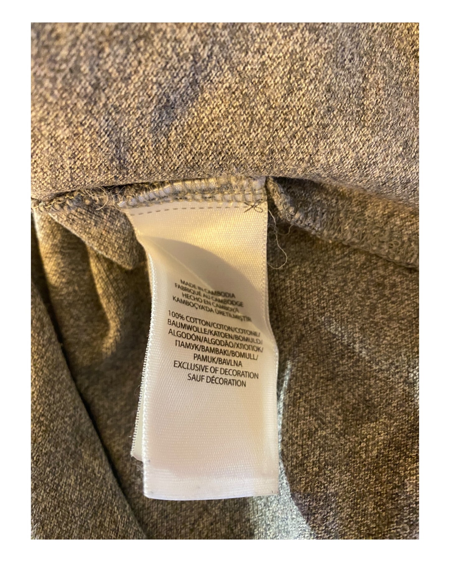 Polo Ralph Lauren Poloshirt grau meliert Größe M