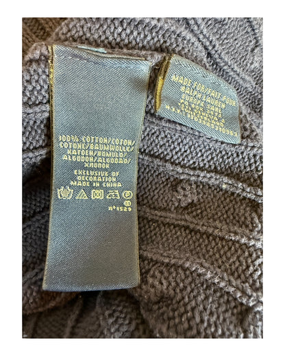 Polo Ralph Lauren Zopfmuster Pullover marineblau Größe S