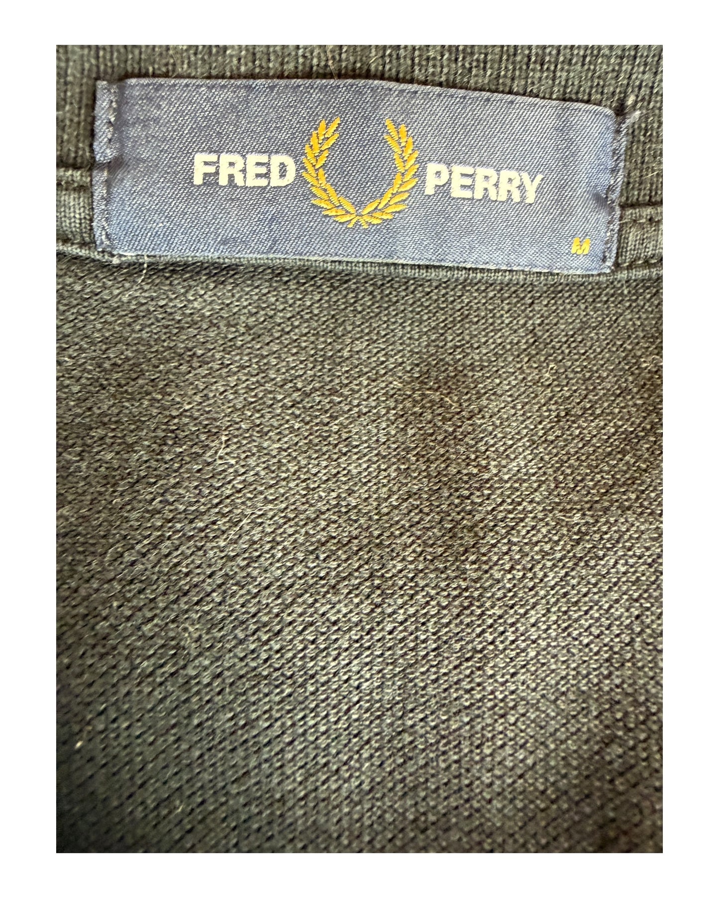 Fred Perry Poloshirt schwarz Größe M