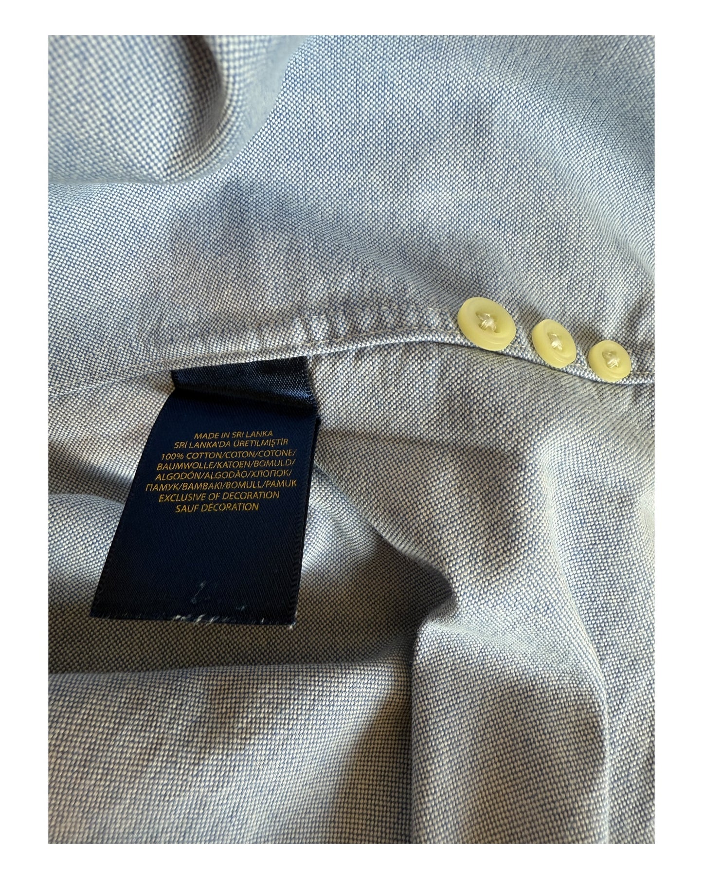 Polo Ralph Lauren Oxfordhemd Bluse hellblau Größe S