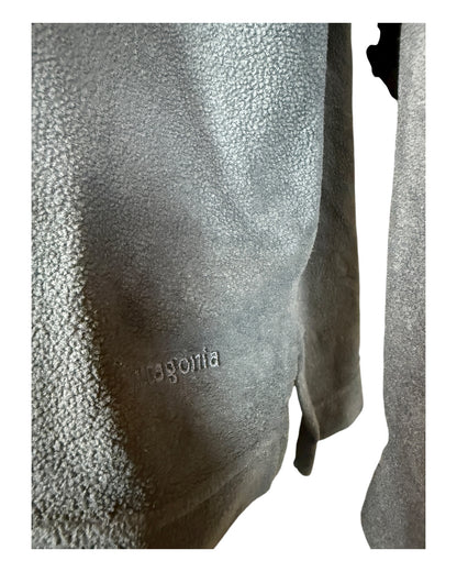 Patagonia Fleece Half Zip Pullover schwarz Größe L