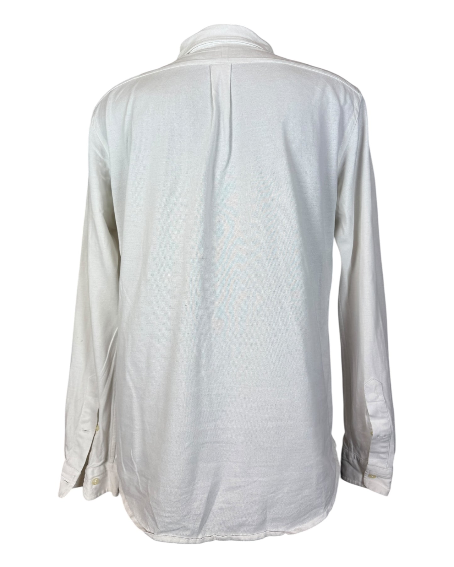 Polo Ralph Lauren Knit Oxfordhemd weiß Größe L