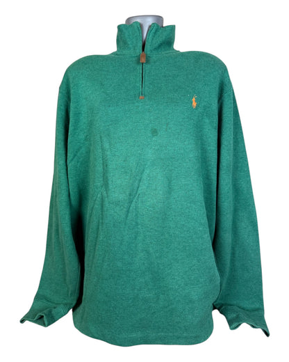Polo Ralph Lauren Half Zip Pullover grün Größe XL