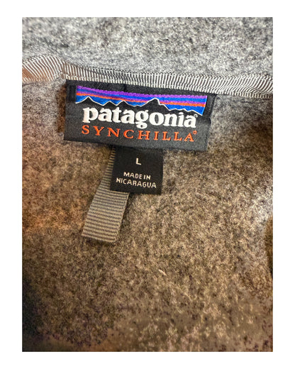 Patagonia Fleece Weste grau Größe L