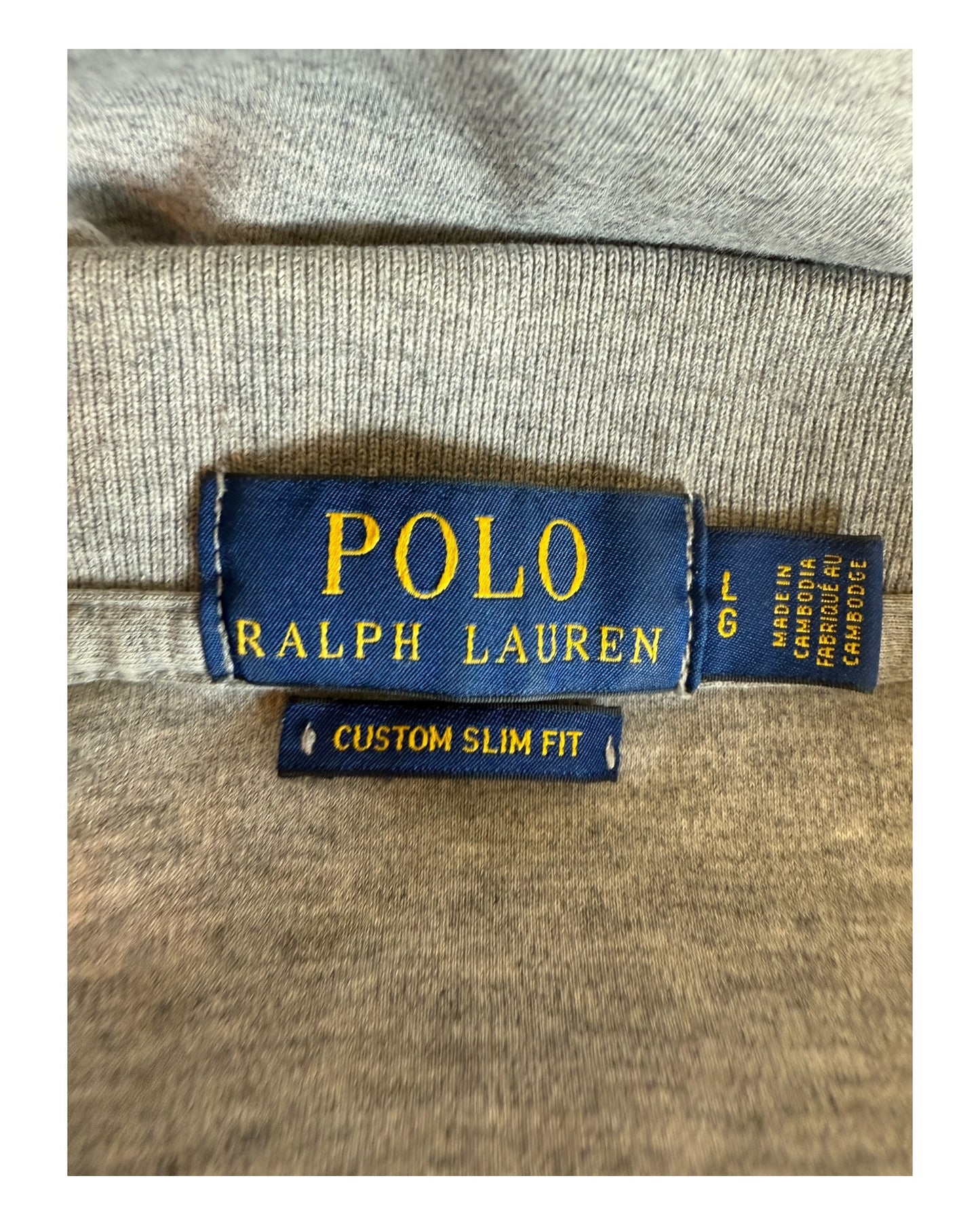 Polo Ralph Lauren Poloshirt grau Größe L